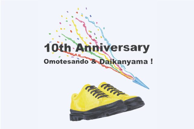 表参道店・代官山店　10周年スペシャルイベント