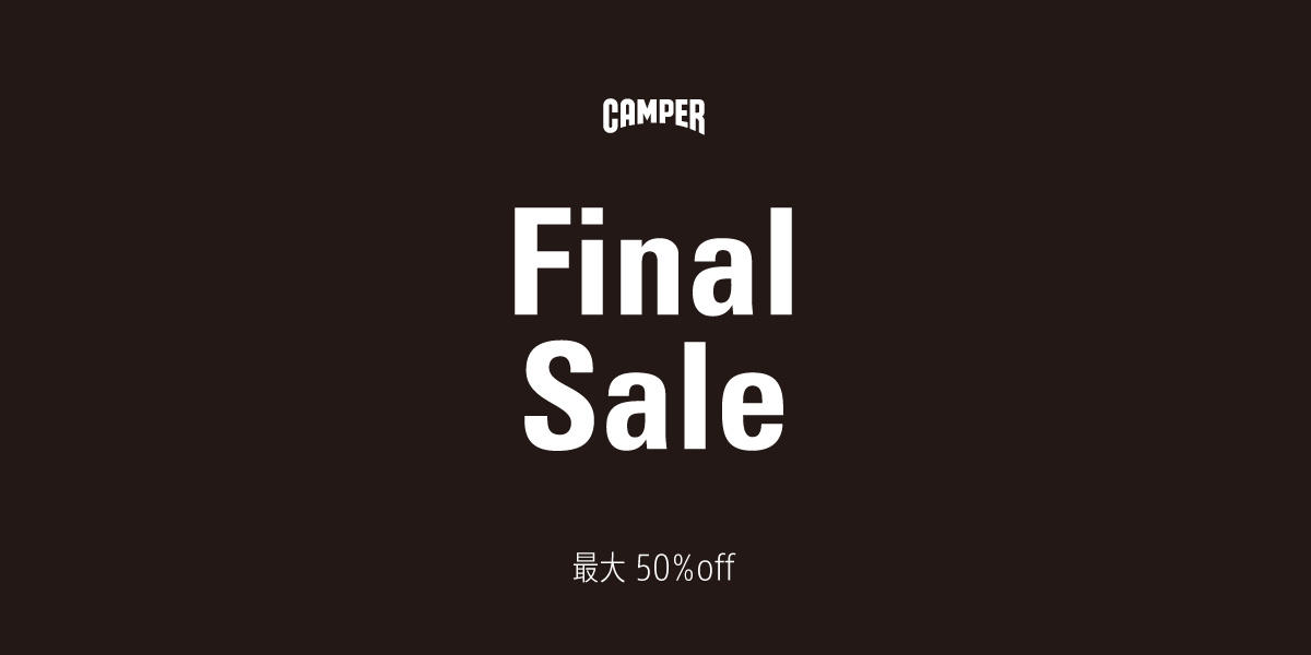 FINAL SALE　最大50%off