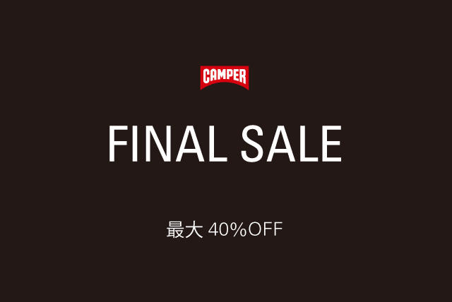 FINAL SALE　最大50%off